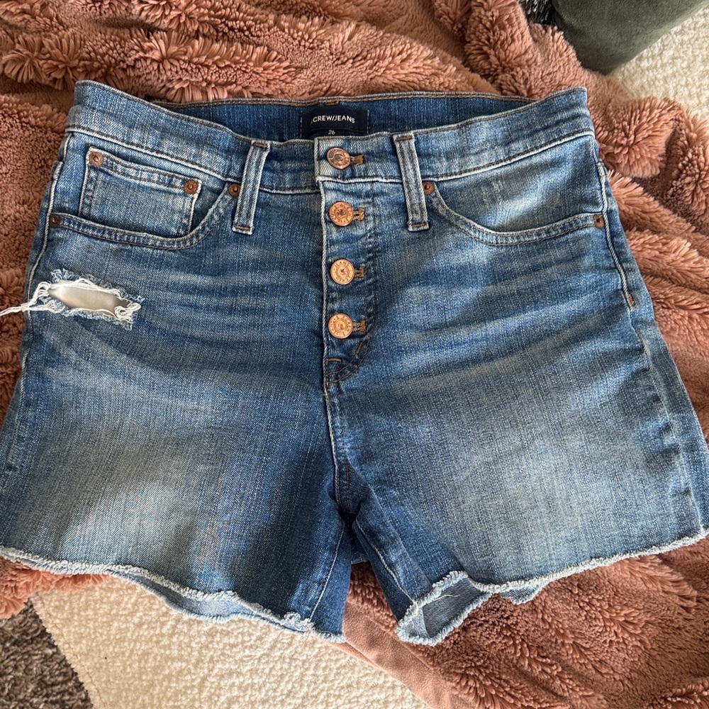 J. Crew Classic Blue Jean Shorts